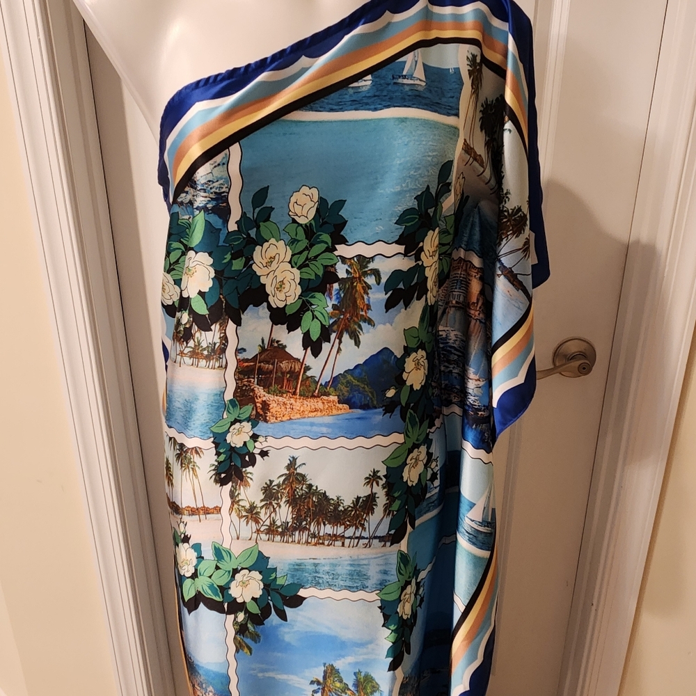 Beulah Style Scarf One Shouder Dress Small - Picture 3 of 9